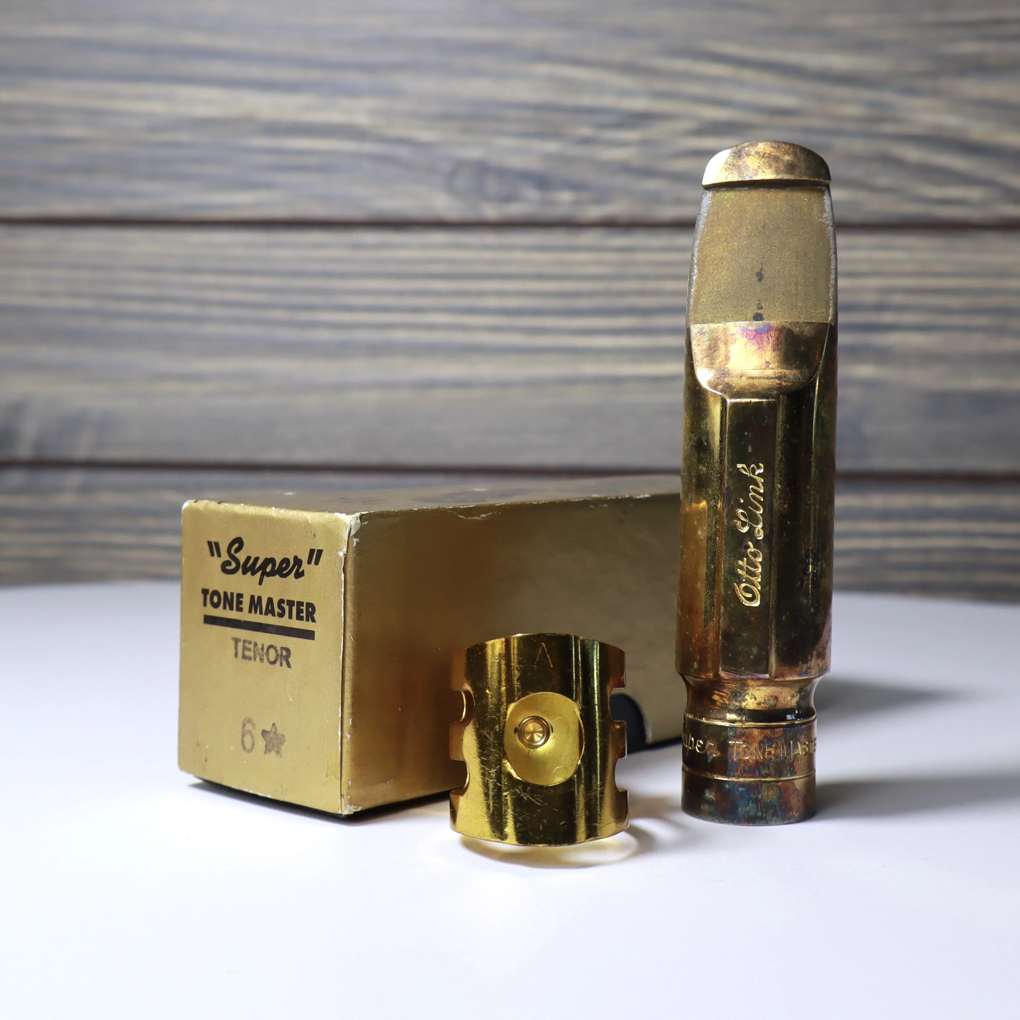 Otto Link Gold Plated Tenor Sax Mouthpiece 6* - B-STOCK