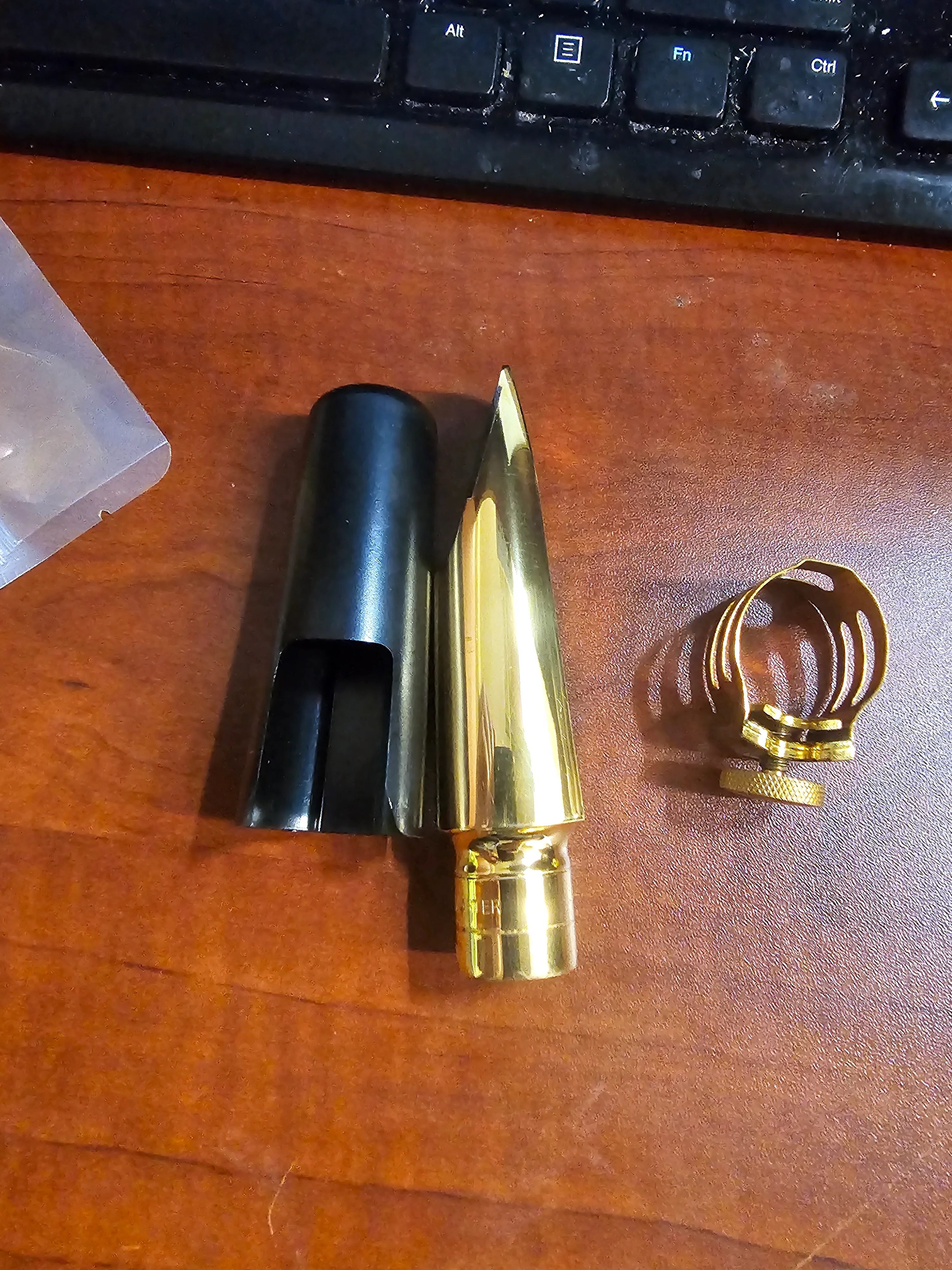 Otto Link New York Gold Plated Tenor Sax Mouthpiece 7* - Image 2