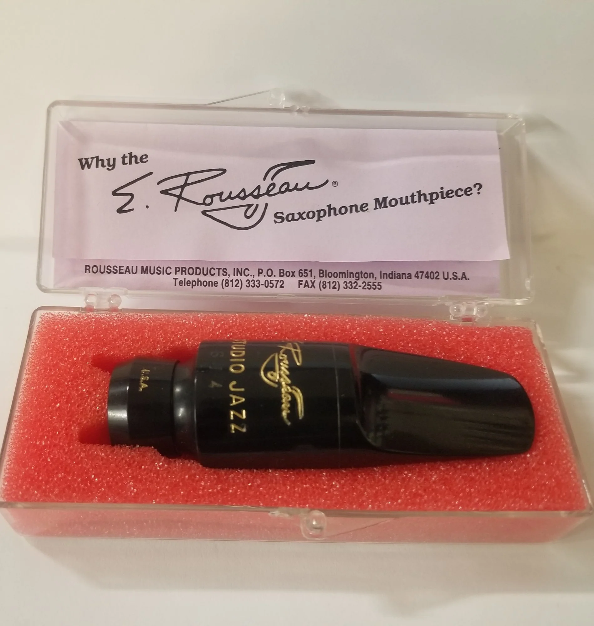 Original E. Rousseau Studio Jazz Alto Sax Mouthpiece - Image 5