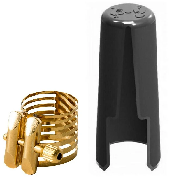 Rovner Platinum Gold Ligature for Bass Clarinet - PG-3RL - Image 3