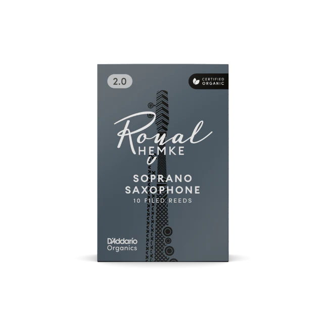 Royal Hemke Organic Soprano Saxophone Reeds Strength 2.5 10-Pack - Image 2