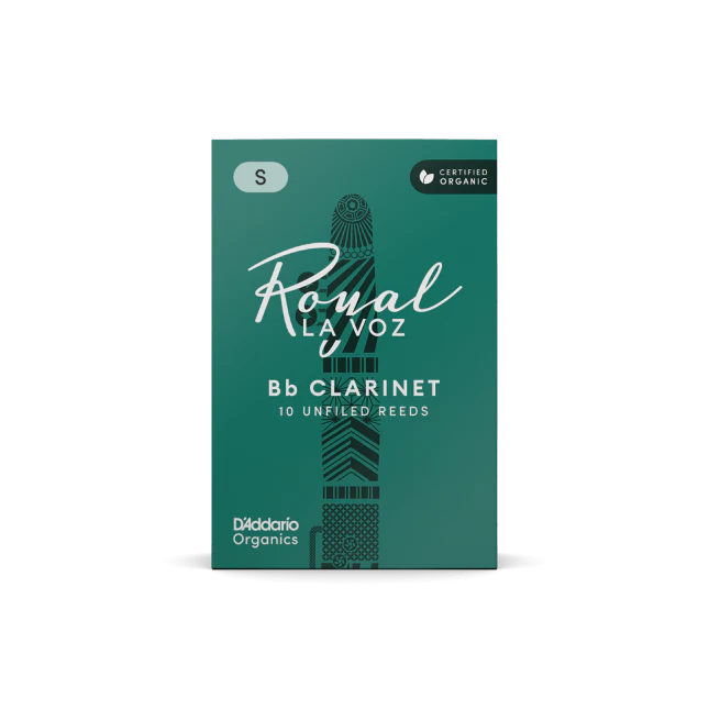 Royal La Voz Organic Bb Clarinet Reeds Medium 10-Pack - Image 2