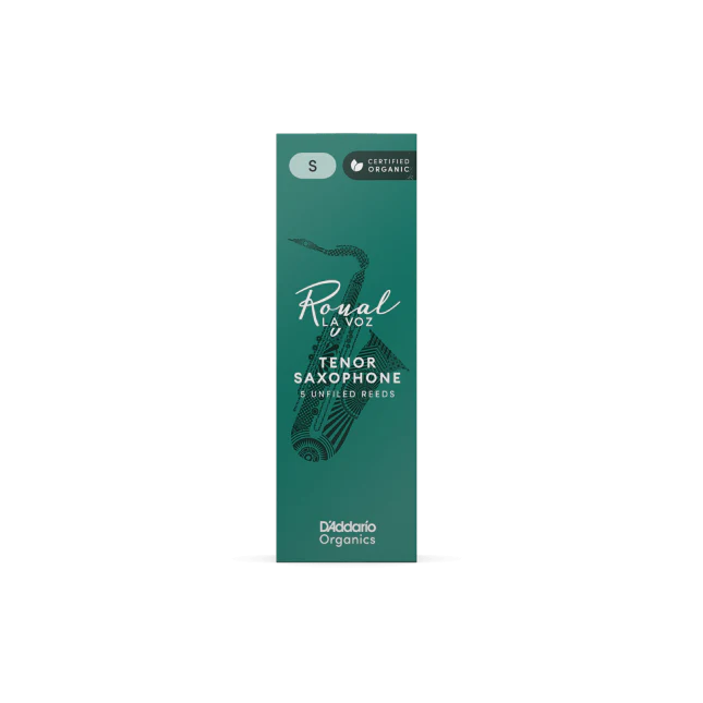 Royal La Voz Organic Tenor Saxophone Reeds Medium Soft 5-Pack - Image 2