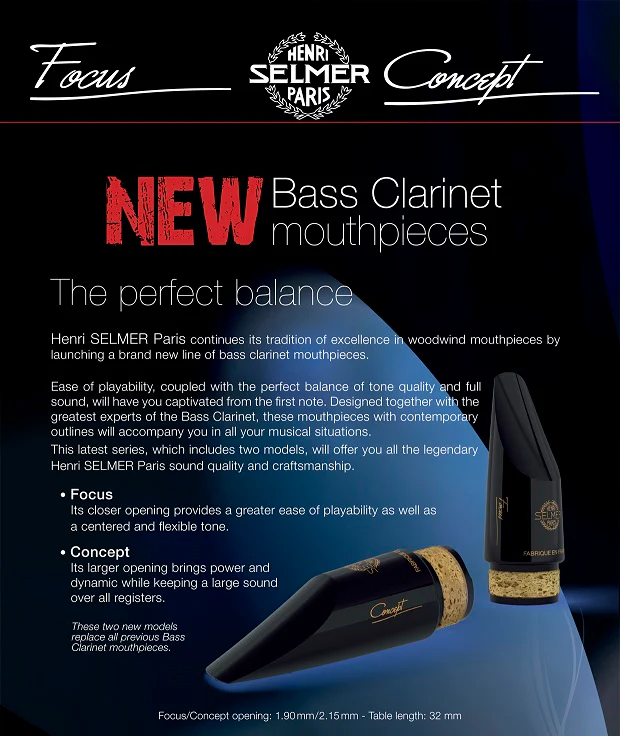 Selmer Paris Bass Clarinet Focus Mouthpiece - Image 2