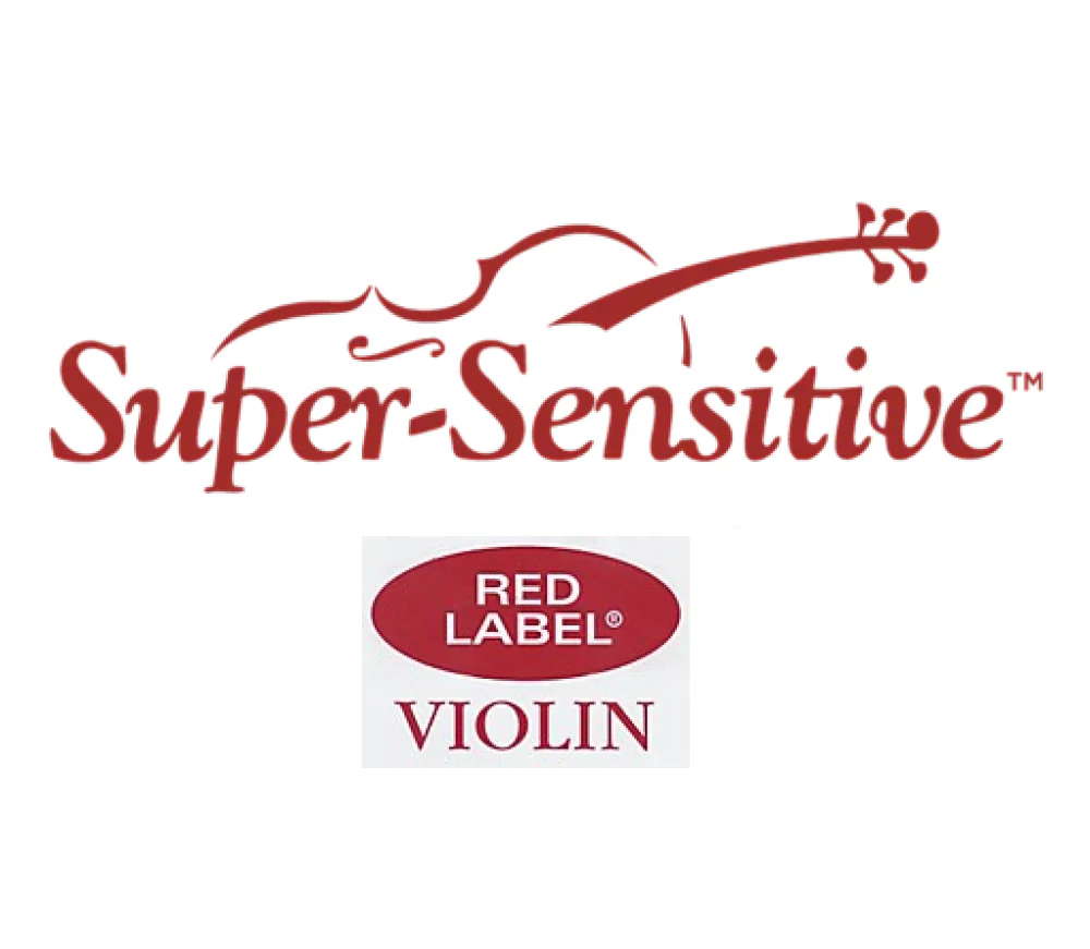 Super Sensitive Red Label Violin E 4/4 Medium Gauge String - SS2117