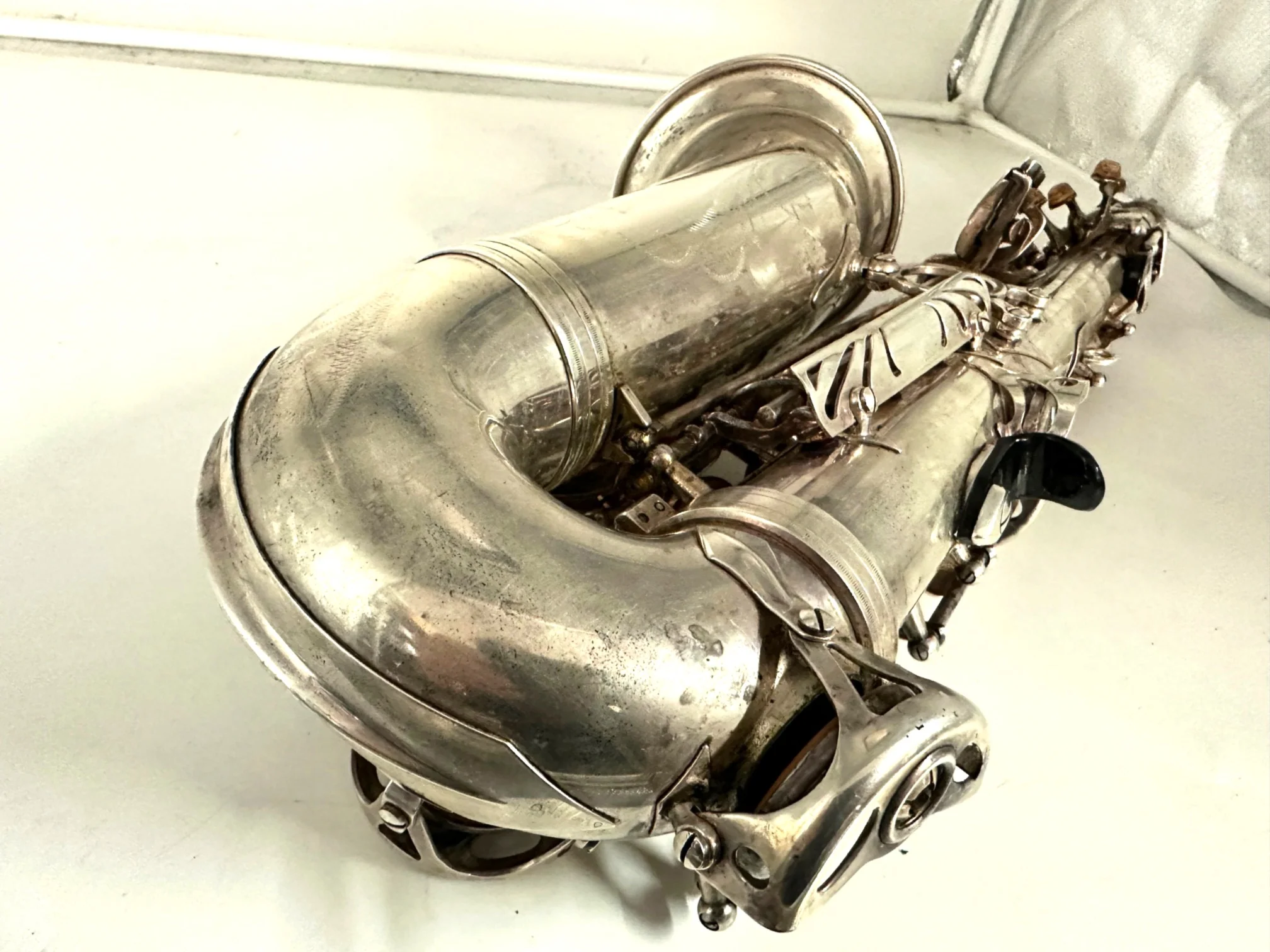 Used Selmer Paris Tenor Saxophone Series II Silver Plated Finish