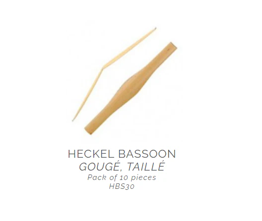 Vandoren Heckel Bassoon Gouged & Shaped Cane - HBS30 - Image 2