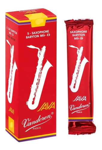 Vandoren Java Red Baritone Saxophone Reeds - 5 Per Box - Image 2