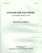 William D. Pardus Fanfare for the Empire for Sax - 109