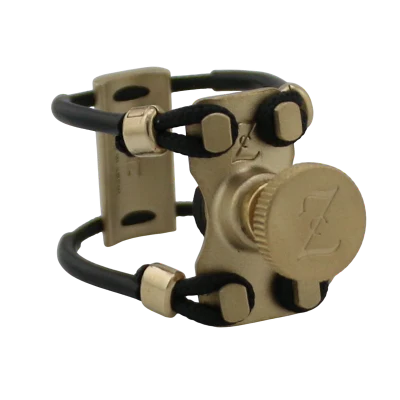 Zac ZL-1117X Brass Metal Ligature X-Grip - For Tenor Sax Metal Mouthpiece, Small - Image 2