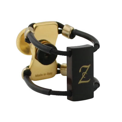 Zac ZL-3204NX New Gold Wood Ligature X-Grip - For Bb Clarinet Mouthpiece, Medium Size